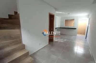 Sobrado com 2 dormitórios à venda, 55 m² por r$ 290.000,00 - caiçara - praia grande/sp