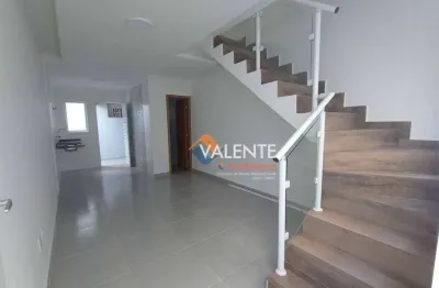 Casa com 2 dormitórios à venda, 78 m² por r$ 285.000,00 - mirim - praia grande/sp