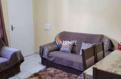 Apartamento com 2 dormitórios à venda, 45 m² por r$ 105.000,00 - tancredo neves - são vicente/sp