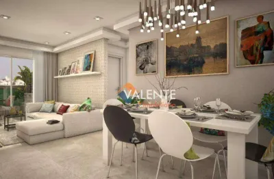 Apartamento com 2 dormitórios à venda, 55 m² por r$ 463.371,00 - aviação - praia grande/sp