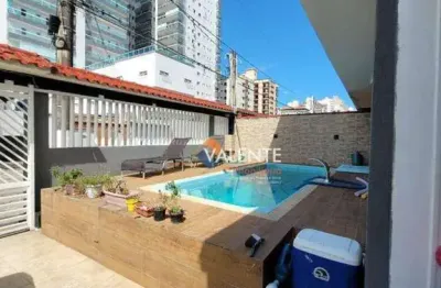 Casa com 3 dormitórios à venda, 123 m² por r$ 750.000,00 - ocian - praia grande/sp