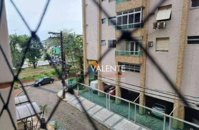 Flat com 1 dormitório, 40 m² - venda por r$ 185.000,00 ou aluguel por r$ 2.800,00/mês - itararé - são vicente/sp