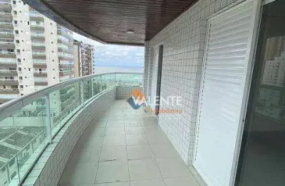 Cobertura com 3 dormitórios à venda, 145 m² por r$ 1.100.000,00 - vila guilhermina - praia grande/sp