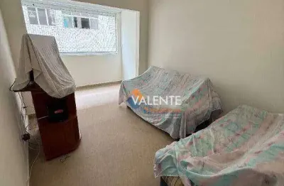 Apartamento mobiliado com 2 dormitórios à venda, 97 m² por r$ 380.000 - canto do forte - praia grande/sp