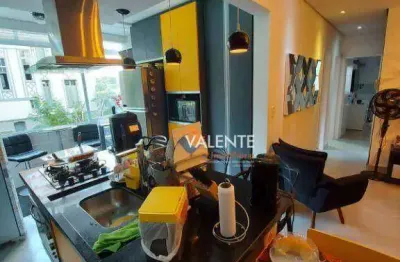 Apartamento com 3 dormitórios à venda, 97 m² por r$ 580.000,00 - pompéia - santos/sp