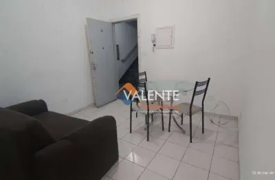 Apartamento com 1 dormitório para alugar, 49 m² por r$ 1.800,00/mês - itararé - são vicente/sp