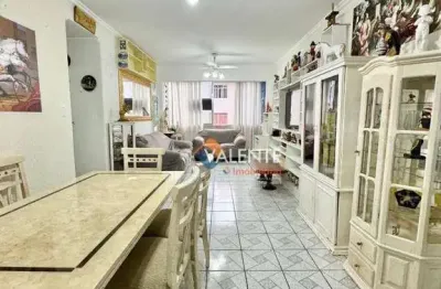 Apartamento com 3 dormitórios à venda, 90 m² por r$ 455.000,00 - boqueirão - praia grande/sp