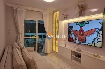 Apartamento com 2 dormitórios à venda, 89 m² por r$ 670.000,00 - vila guilhermina - praia grande/sp