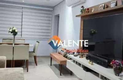 Apartamento com 3 dormitórios à venda, 110 m² por r$ 590.000,00 - itararé - são vicente/sp