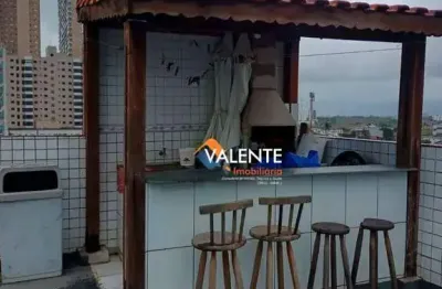 Cobertura com 3 dormitórios à venda, 200 m² por r$ 403.000,00 - mirim - praia grande/sp