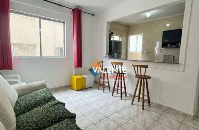 Apartamento com 1 dormitório à venda, 45 m² por r$ 270.000,00 - aviação - praia grande/sp