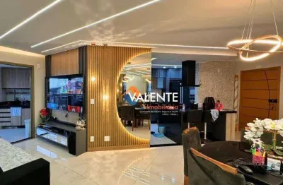 Cobertura mobiliada com 2 dormitórios e varanda gourmet à venda, 103 m² por r$ 1.150.000 - canto do forte - praia grande/sp