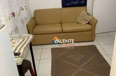 Kitnet mobiliada com 1 dormitório, 22 m² - venda por r$ 135.000 ou aluguel por r$ 1.300/mês - vila tupi - praia grande/sp