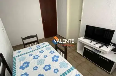 Apartamento mobiliado com 1 dormitório à venda, 49 m² por r$ 281.000 - aviação - praia grande/sp