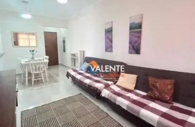 Apartamento com 1 dormitório à venda, 52 m² por r$ 330.000,00 - canto do forte - praia grande/sp
