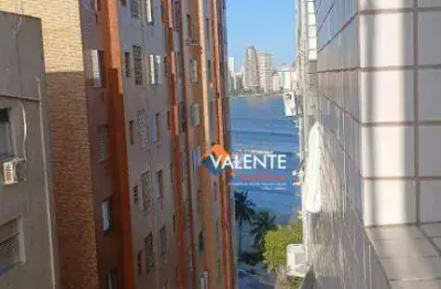 Studio com 1 dormitório à venda, 48 m² por r$ 160.000,00 - gonzaguinha - são vicente/sp
