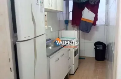 Apartamento mobiliado com 1 dormitório à venda, 45 m² por r$ 180.000 - vila assunção - praia grande/sp