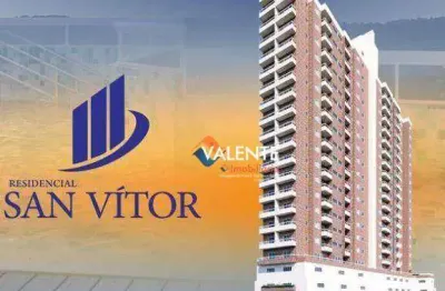 Apartamento com 1 dormitório à venda, 46 m² por r$ 332.000,00 - centro - são vicente/sp