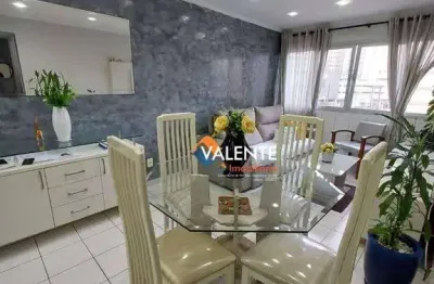 Apartamento com 1 dormitório à venda, 53 m² por r$ 340.000,00 - boqueirão - praia grande/sp