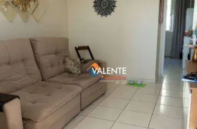 Apartamento com 1 dormitório à venda, 44 m² por r$ 235.000,00 - centro - são vicente/sp