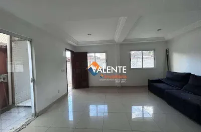 Sobrado triplex com 3 dormitórios e uma suíte à venda, 130 m² por r$ 520.000 - vila voturuá - são vicente/sp