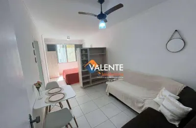 Kitnet com 1 dormitório à venda, 39 m² por r$ 240.000,00 - vila guilhermina - praia grande/sp