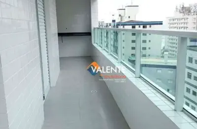 Apartamento com 2 dormitórios à venda, 80 m² por r$ 450.000,00 - vila assunção - praia grande/sp