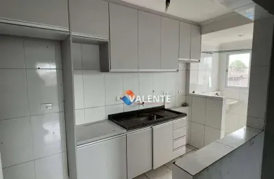 Apartamento com 2 dormitórios à venda, 50 m² por r$ 240.000,00 - vila antártica - praia grande/sp