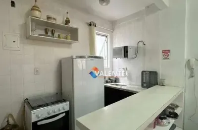 Kitnet com 1 dormitório à venda, 32 m² por r$ 190.000 - aviação - praia grande/sp