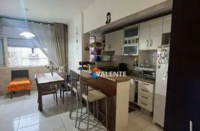 Apartamento com 1 dormitório à venda, 44 m² por R$ 290.000,00 - Itararé - São Vicente/SP
