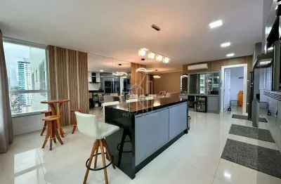 Apartamento alto padrão com 4 suítes, mobiliado e vista mar — ed. lumière, centro bc