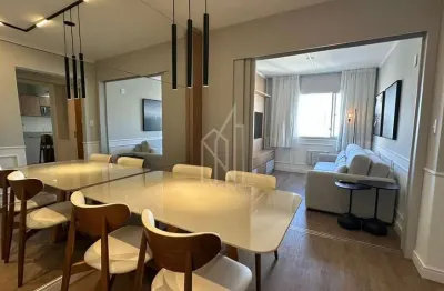 Apartamento mobiliado e decorado no edifício república argentina