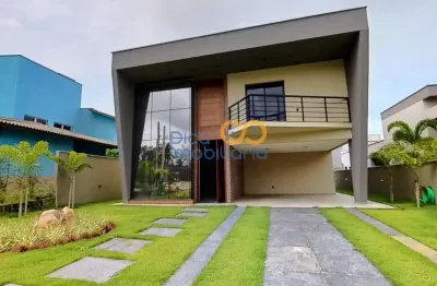 Casa duple, frente mar no cumbuco, 4 suítes, 6 vagas - 263m2
