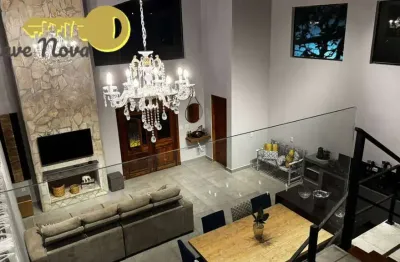 Casa moderna de alto padrão  condomínio com portaria 24h em atibaia. 