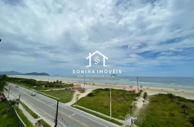 Cobertura com 3 quartos  176m² - praia de boraceia frente mar.