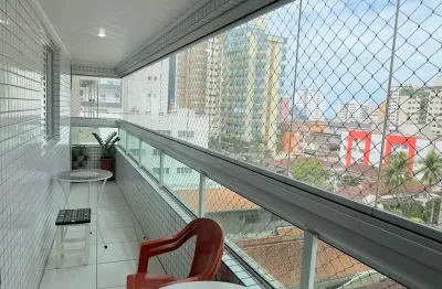 Apartamento a 03 quadras da praia na vila tupi 02 dormitórios e lazer