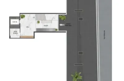 Apartamento à venda no diamond studios  com 1 quarto e 31m²