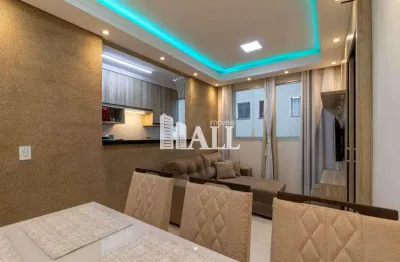 Apartamento com 2 dorms, rios di itália, são josé do rio preto - r$ 205 mil, cod: 8372