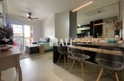 Apartamento com 3 dorms, parque residencial comendador mançor daud, são josé do rio preto - r$ 585 mil, cod: 8587