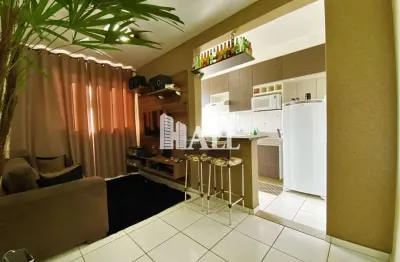 Apartamento com 2 dorms, residencial macedo teles i, são josé do rio preto - r$ 200 mil, cod: 9259