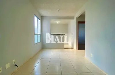 Apartamento com 2 dorms, vila toninho, são josé do rio preto - r$ 145 mil, cod: 9681