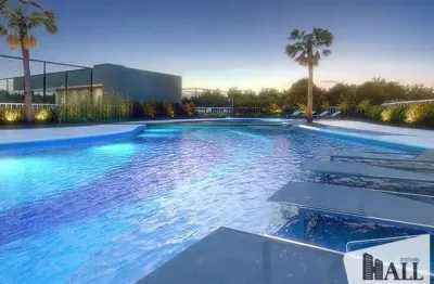 Terreno em condomínio fechado à venda na Avenida Waldemar Haddad, Residencial Quinta do Golfe, São José do Rio Preto