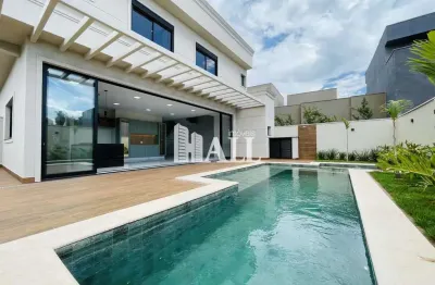 Casa em condomínio fechado com 4 quartos à venda na Avenida Alcides Rozani, Condomínio Vilage La Montagne, São José do Rio Preto