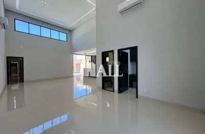 Casa em condomínio fechado com 3 quartos à venda na Avenida Alcides Rozani, Condomínio Vilage La Montagne, São José do Rio Preto