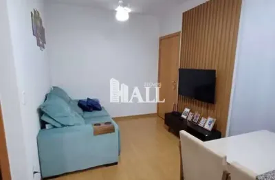 Apartamento com 2 dorms, loteamento clube v, são josé do rio preto - r$ 260 mil, cod: 14097