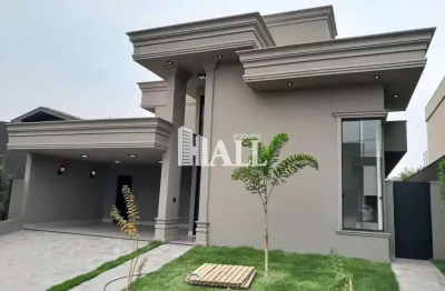 Casa em condomínio fechado com 3 quartos à venda na Alameda Antonio Donizete Fontes, Parque Residencial Damha VI, São José do Rio Preto