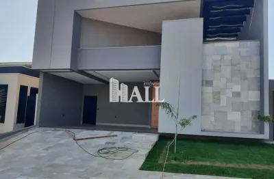 Casa em condomínio fechado com 3 quartos à venda na Avenida Cecconi e Gerosa, Loteamento Recanto do Lago, São José do Rio Preto