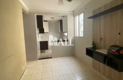 Apartamento com 2 quartos, jardim planalto, são josé do rio preto - r$ 185 mil, cod: 16158