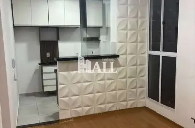 Apartamento com 2 quartos, loteamento clube v, rio preto