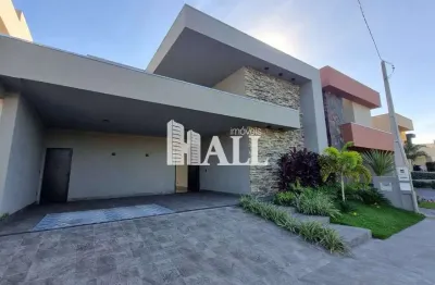 Casa em condomínio fechado com 3 quartos à venda na Avenida Gerassina Tavares, Residencial Figueira II, São José do Rio Preto
